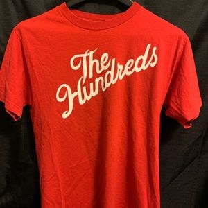 The hundreds red logo tee